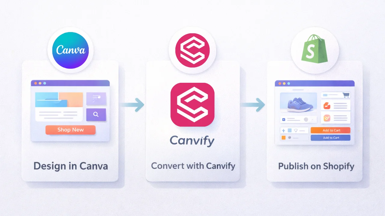 Canva Shopify workflow